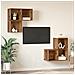 Set mobile TV 4 pcs Legno vecchio 37 x 37 x 72 cm - Foto miniatura 4