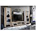 Komodee, Set di mobili porta TV Tivoli Grande RTV, Bianco Wotan, Senza LED, Larghezza 250 cm x Altezza 159 cm x Profondità 35 cm, Per soggiorno, Camera da letto - Foto miniatura 2
