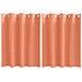Tende con tende 2 pcs Terracotta 140x140cm Poliestere - Foto miniatura 1