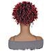 Parrucca Con Cappellino Da Baseball Voluminosa Da Donna - Ciocca Di Capelli In Fibra Ad Alta Temperatura A Colori Misti - Foto miniatura 2