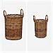 Cesto per Piante con archiviazione 2 pcs Marrone Rattan Kubu - Foto miniatura 4