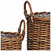 Cesto per Piante con archiviazione 2 pcs Marrone Rattan Kubu - Foto miniatura 7