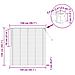 Tenda Veneziana Marrone Scuro con Motivo 150 x 150 cm PVC - Foto miniatura 5