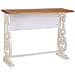 Console In Legno Laccato Bianco Invecchiato 106x36x79h Cm - Foto miniatura 1