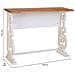 Console In Legno Laccato Bianco Invecchiato 106x36x79h Cm - Foto miniatura 3