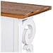 Console In Legno Laccato Bianco Invecchiato 106x36x79h Cm - Foto miniatura 7