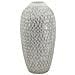 Vaso Decorativo Vkh675-bianco-poliresina-21x21x43 Cm - Foto miniatura 1