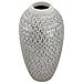 Vaso Decorativo Vkh675-bianco-poliresina-21x21x43 Cm - Foto miniatura 2