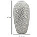 Vaso Decorativo Vkh675-bianco-poliresina-21x21x43 Cm - Foto miniatura 6