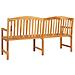 Panchina in legno intagliata a mano Naturale 150 x 60 x 90 cm - Foto miniatura 5