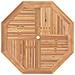Set Bistro da Giardino 3 pcs Marrone Legno Teak Massello - Foto miniatura 6