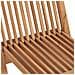 Set Bistro da Giardino 3 pcs Marrone Legno Teak Massello - Foto miniatura 7