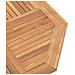 Set Bistro da Giardino 3 pcs Marrone Legno Teak Massello - Foto miniatura 8