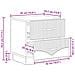 Armadio da Notte con cassetto Legno antico 43 x 34,5 x 44,5 cm - Foto miniatura 9