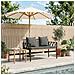 Panchine da esterno 2 -Seater 116 x 56 x 75 cm polyrattan - Foto miniatura 2