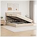 Letto con contenitore LED e materasso Crema 180 x 200 cm - Foto miniatura 2