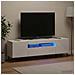Mobile TV LED Bianco Lucido Legno ingegnerizzato - Foto miniatura 2