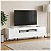 Mobile TV LED Bianco Lucido Legno ingegnerizzato - Foto miniatura 4