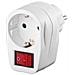 IUPS-PCP-DIS - Adattatore con Presa Schuko CEE 7/4 con Interruttore Bianco - Foto miniatura 1