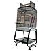 Gabbia Per Pappagalli Villa Aurelia Grigia 56x43x154 Cm 93025 - Foto miniatura 1