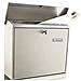 BurgWaechter ComfortSet 39130 Ni Cassetta Postale in Acciaio con scomparto per Giornali Integrato, Argento, porta Giornale Integrato in acciaio inox - Foto miniatura 2