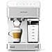 Macchina da Caffè Automatica Serbatoio 1.4 Lt Potenza 1350 Watt Colore Acciaio Inox /Bianco - Foto miniatura 1