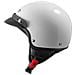 Casco Demi Jet Scooter Moto Omologato Ece 22 05 Frontino Sonicmoto Bianco Xs - Foto miniatura 4