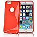 Custodia Compatibile Con Apple Iphone 6 / Iphone 6s In Rosso Cremisi - Coperchio Protettivo In Silicone Tpu Flessibile - Foto miniatura 1