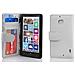 Custodia Compatibile Con Nokia Lumia 929 / 930 In Magnesio Bianco - Coperchio Protettivo Con Chiusura Magnetica E 3 Slot Per Carte - Foto miniatura 4