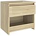 Comodini 2pz Rovere Sonoma 40x30x39 cm in Legno Multistrato - Foto miniatura 4