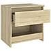 Comodini 2pz Rovere Sonoma 40x30x39 cm in Legno Multistrato - Foto miniatura 7
