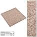 Quadrotte di Moquette 20 pz 5 m² 50x50 cm Beige - Foto miniatura 2