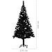 Albero Di Natale Artificiale Con Supporto Nero 240 Cm Pvc - Foto miniatura 2