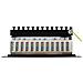 Pannello Patch 10"", 12xrj45, Cat6a, Stp, 10gbps, Metallo, Nero - Foto miniatura 3