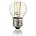 Lampadina E27 Sfera 4w 3000k Cri80 Trasp - 101279 - Foto miniatura 3