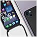 Cover Semirigida Per Iphone 13 Cordino Nylon Intrecciato 80 Cm Nera - Foto miniatura 4