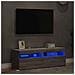 Mobili TV con Luci LED 2 pz Grigio Sonoma 60x35x40 cm - Foto miniatura 3