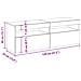 Mobili TV con Luci LED 2 pz Grigio Sonoma 60x35x40 cm - Foto miniatura 5