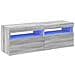 Mobili TV con Luci LED 2 pz Grigio Sonoma 60x35x40 cm - Foto miniatura 6