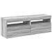 Mobili TV con Luci LED 2 pz Grigio Sonoma 60x35x40 cm - Foto miniatura 10