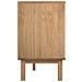 Cassettiera Marrone Bianca 113,5x39,5x73 Cm Legno Massello Pino - Foto miniatura 6