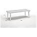 Tavolo Da Esterno Mercurio, Tavolo Rettangolare, Tavolo Allungabile Da Giardino O Da Bar, 100% Made In Italy, 160-220x90h74 Cm, Bianco - Foto miniatura 3