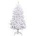 Albero Di Natale Artificiale Incernierato Con Base Bianco 120cm - Foto miniatura 2