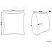 Set Di 2 Cuscini Erigeron Iuta 45 X 45 Cm Beige Tinta Unita - Foto miniatura 3