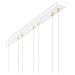 Lampada A Sospensione Glam - Bianco, Ambra - Acciaio Verniciato A Polvere, Vetro - 92x115x15 Cm - Foto miniatura 5