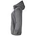 Felpa Con Cappuccio Full Zip Cw6955-071 Donna Taglia Xl Colore Grigio - Foto miniatura 3