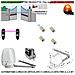 Cancello Automatico Kit Motore A Braccio Articolato 230/24 V Anta Battente Da 0,5 A 2,5 Mt Centrale 4 Radiocomandi Far - Foto miniatura 1