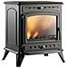 Stufa A Legna In Ghisa Antracite Da 8kw - 9166-44 - Foto miniatura 1