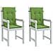 Cuscini Sedia Schiena Bassa 2 Pz Verde Mélange 100x50x4 Tessuto - Foto miniatura 1