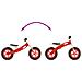 Bicicletta Senza Pedali per Bambini con Pneumatici Aria Rossa - Foto miniatura 9